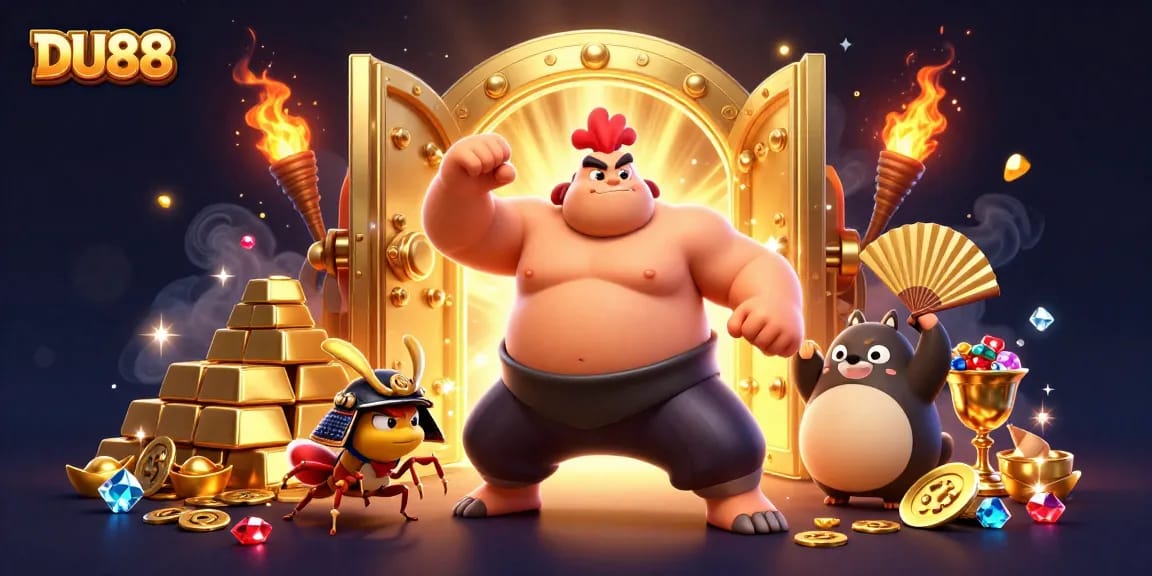 Engage in the vibrant world of DU88 casino with dynamic characters and dazzling treasures.