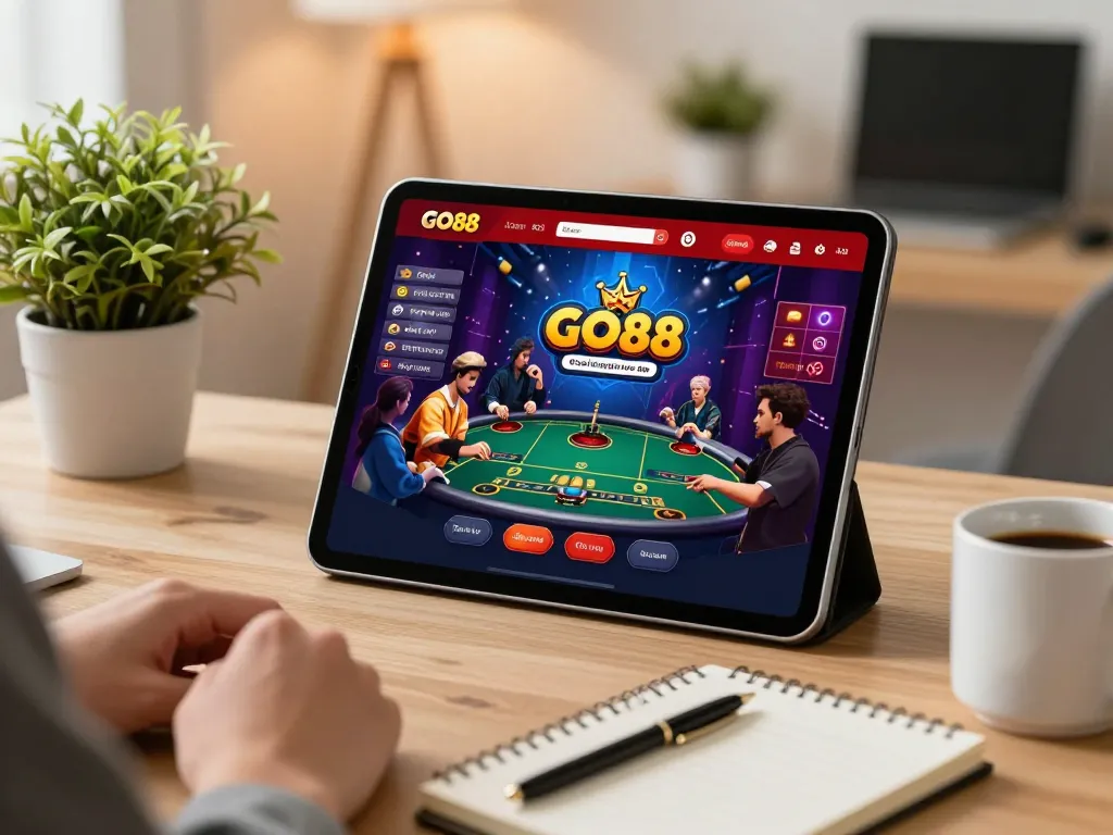 Engaging gameplay on the GO88 casino app, showcasing strategic online gambling experience.