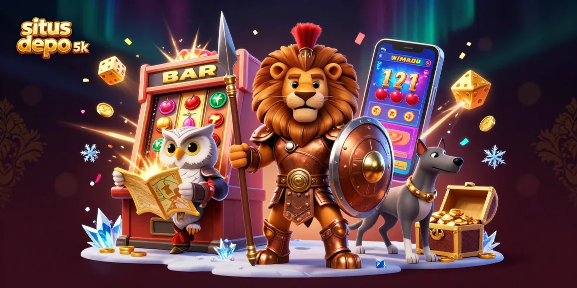 Experience the excitement at situs depo 5k with dynamic 3D slot games and winning features.