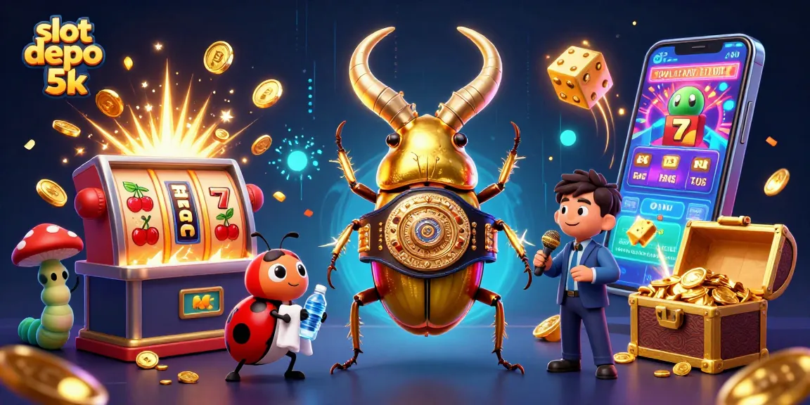 Mainkan slot depo 5k dengan grafis menarik, simbol jackpot, dan kesenangan melimpah!