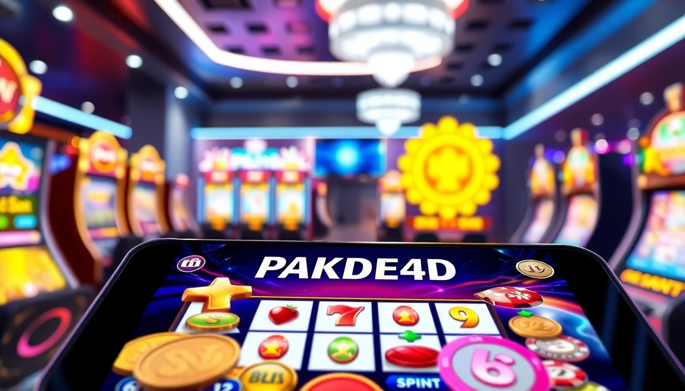 Rasakan keseruan PAKDE4D game dengan tampilan antarmuka yang menarik dan energik.