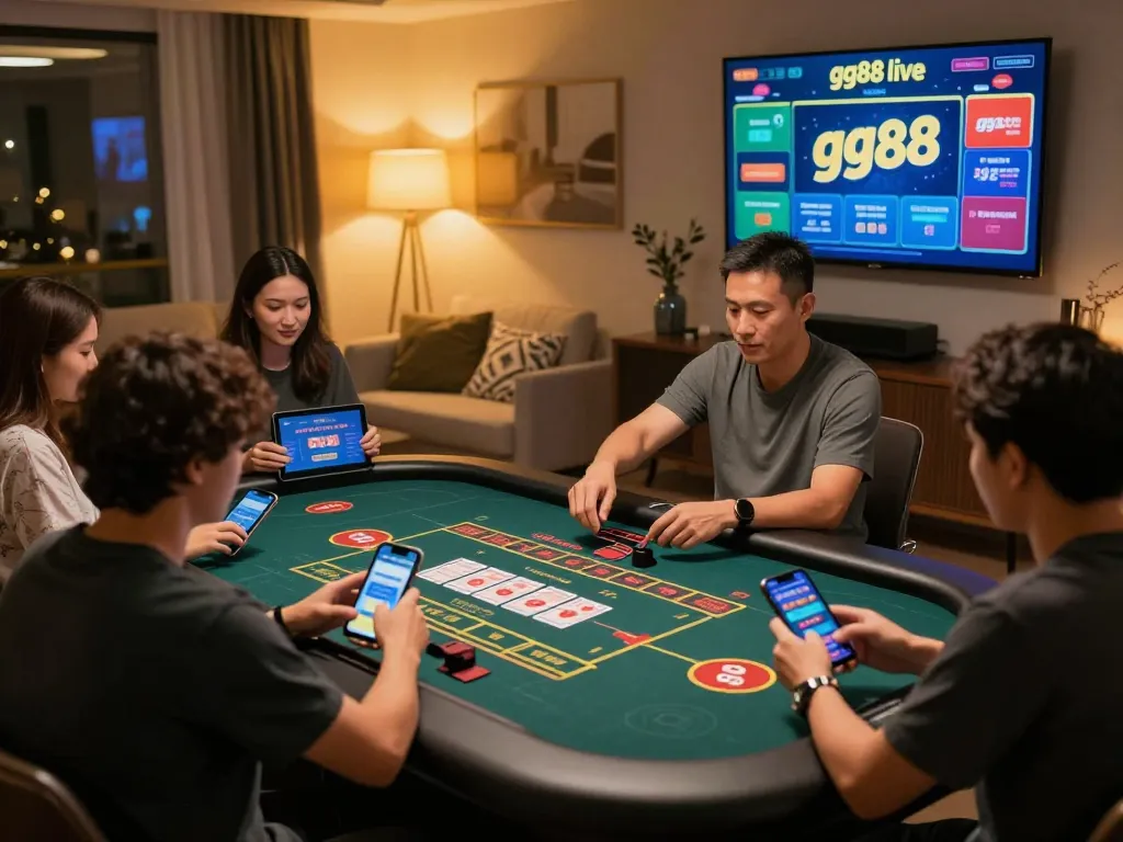 Experience gg88 live dealer games on smartphones with engaging online gameplay in a cozy setting.