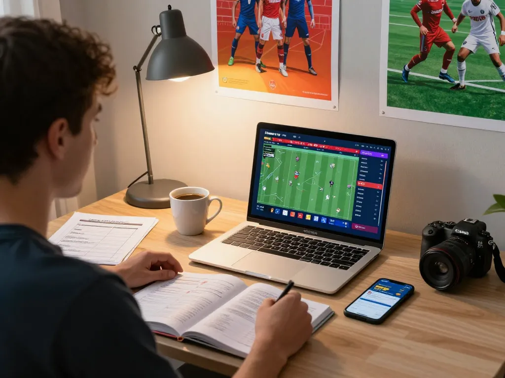 Person using 98wincom for online sports betting, focusing on live odds and strategies.
