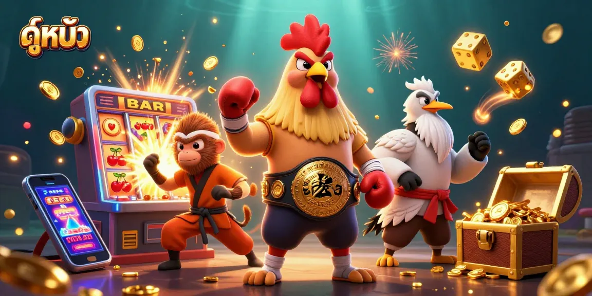 ภาพของความบันเทิงจากการดูหนัง โดยมีตัวละครที่มีเสน่ห์และการเล่นในคาสิโน