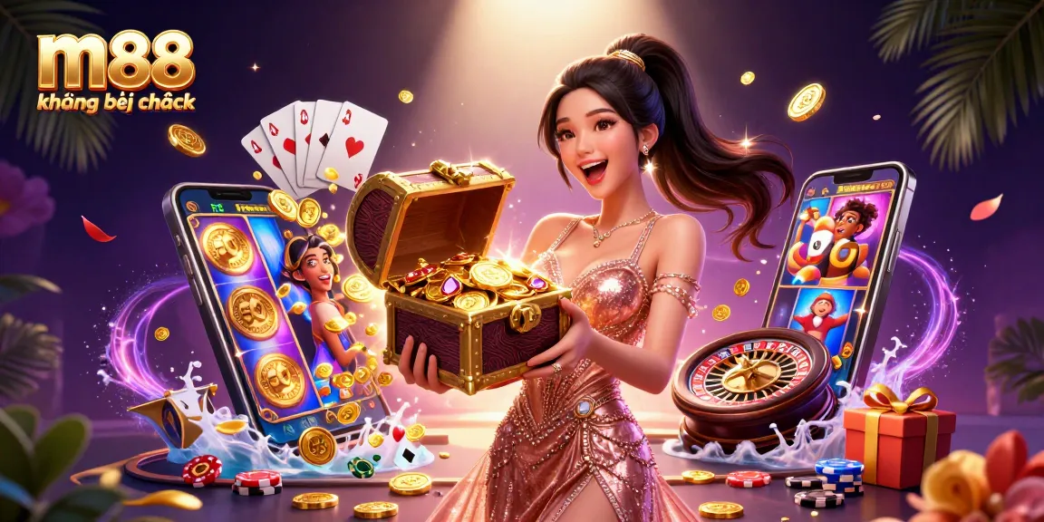 Tham gia cùng m88 không bị chặn qua những trận đấu slot hấp dẫn với kho báu vàng.