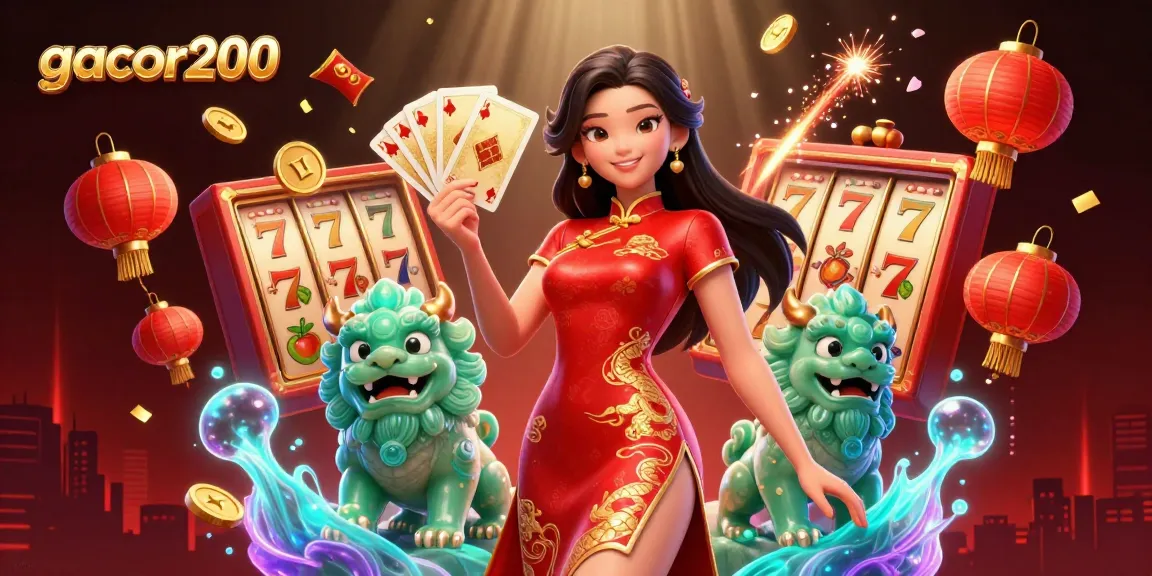 Experience thrilling gameplay at gacor200 with vibrant casino characters and rich gaming elements.