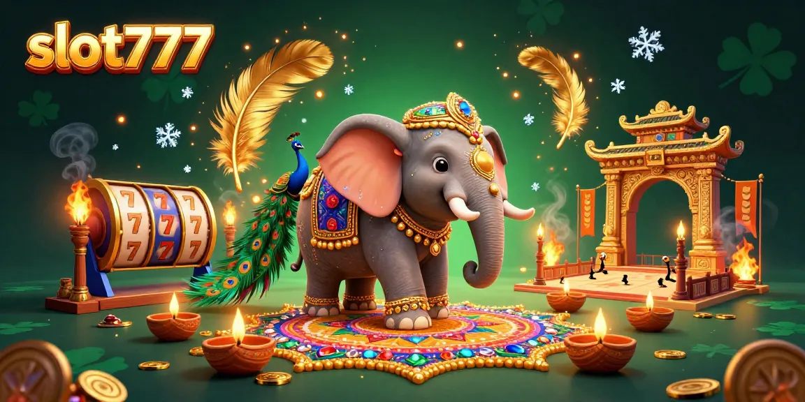 Experience winning at slot777 with vibrant 3D casino illustration showcasing slot reels and epic gaming elements.