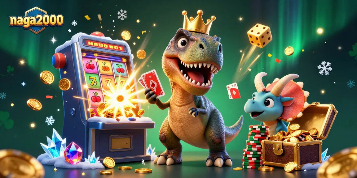 Naga2000 menawarkan pengalaman bermain slot yang interaktif dengan T-Rex, pterodactyl, dan triceratops di dunia kasino yang penuh keberuntungan.