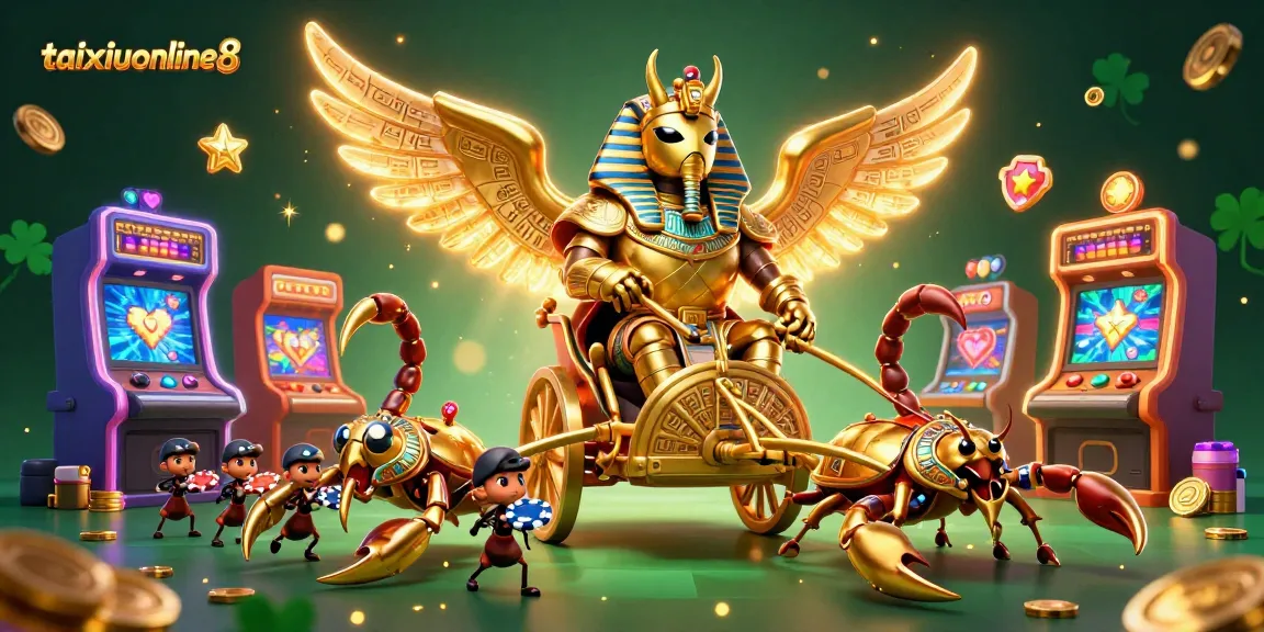 Experience thrilling gaming at taixiuonline8 with vibrant characters and casino excitement!