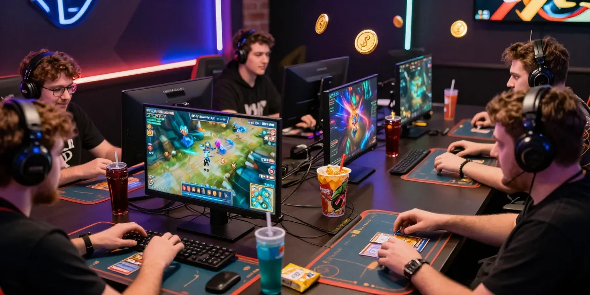 Exciting online gaming atmosphere showcasing players in action with gamebaidoithuong is elements, vibrant graphics and competitive spirit.