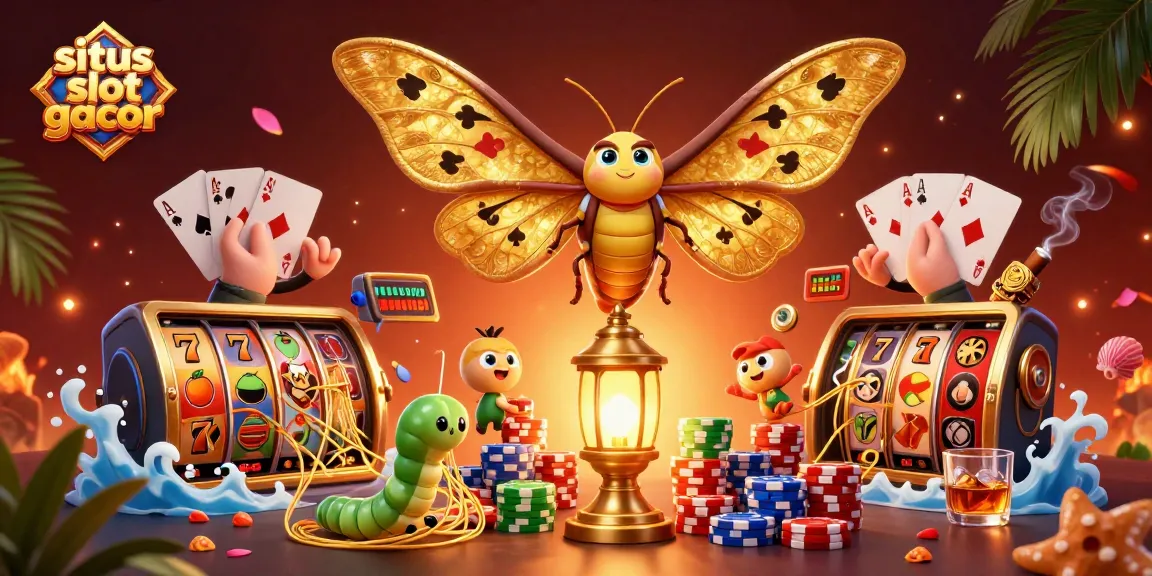 Mainkan situs slot gacor dengan keberuntungan besar saat menyaksikan kupu-kupu atlas bercahaya di latar belakang yang menakjubkan.