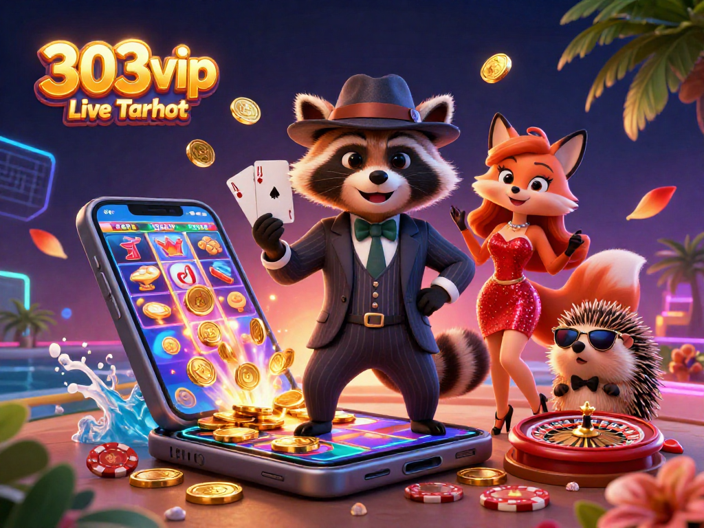 Experience thrilling gameplay at 303vip Live Taruhan, featuring dynamic characters and exciting gaming elements.