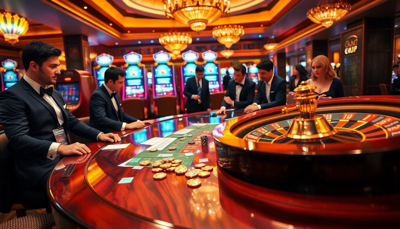 Experience the excitement of 68VIP at a luxurious casino table with professional players.