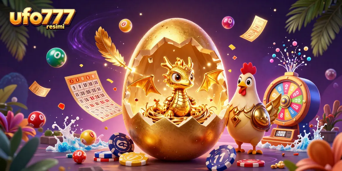 Experience thrilling gameplay with ufo777 resmi featuring colorful lottery balls and a golden dragon!