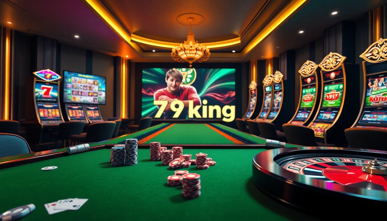 Experience the thrill of casino gaming at 79king with vibrant slots and exciting poker action.