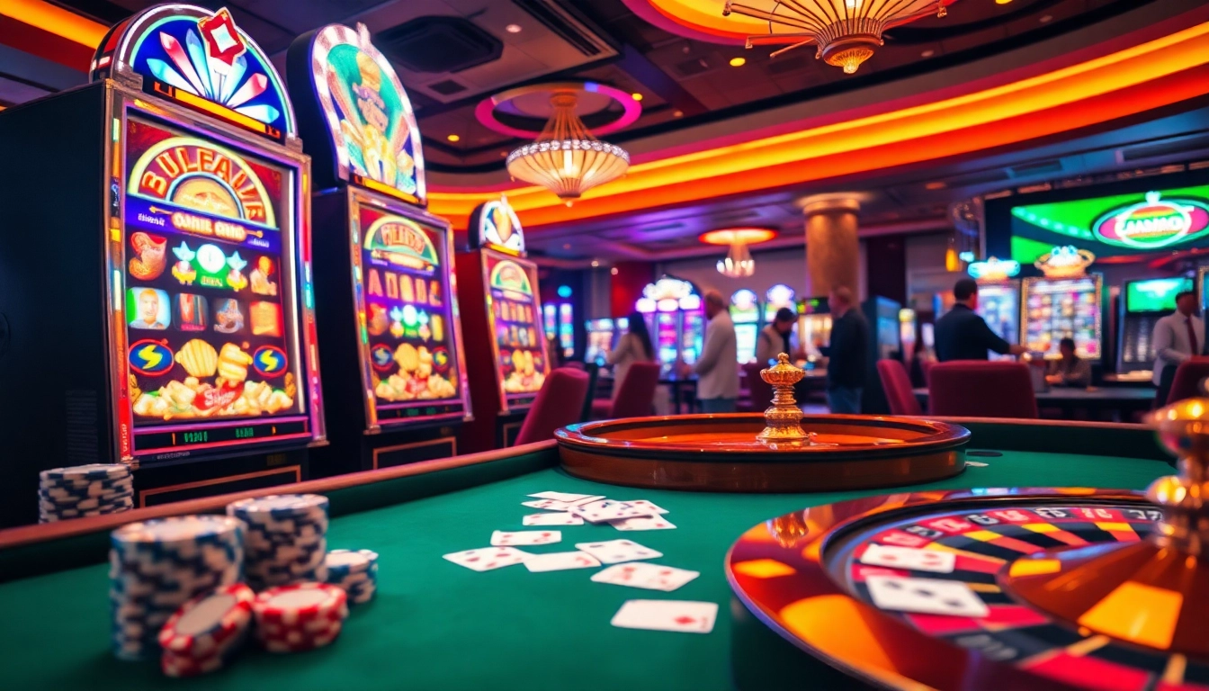 Experience the thrill of kpjitu alternatif with lively slot machines and casino excitement.
