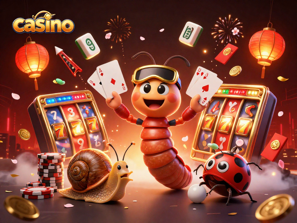 Experience exciting casino action with a charming dealer and vibrant gaming elements.