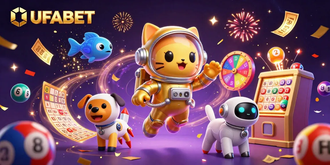 Bet on UFABET with colorful lottery elements showcasing exciting gaming experiences.