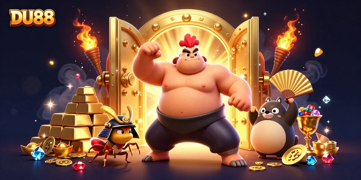 Engage in the vibrant world of DU88 casino with dynamic characters and dazzling treasures.