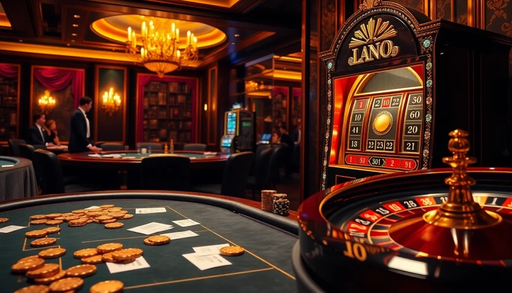 Players engaging in high-stakes poker at luxury casino while betting on JL55.