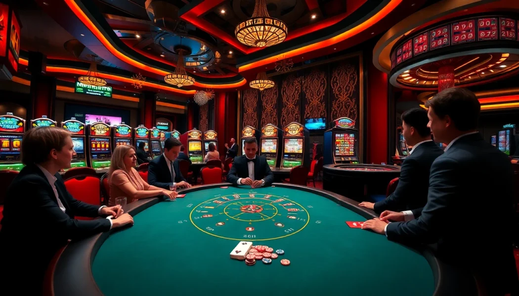 Experience high-stakes poker action as players engage at the GG88 com casino table.