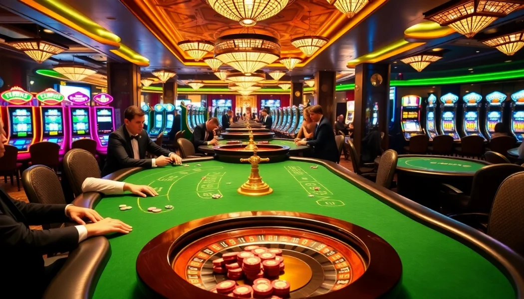Players engaging in intense gambling experiences at a luxurious casino with tg88 đăng nhập highlights.