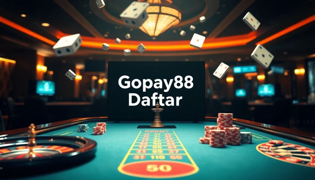 Engage in thrilling gambling with Gopay88 Daftar at an exhilarating casino table.