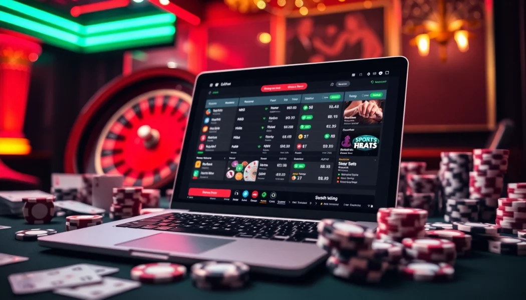 Experience online gambling excitement at https://keobongda2.vip/ with a vibrant casino scene displaying betting action.